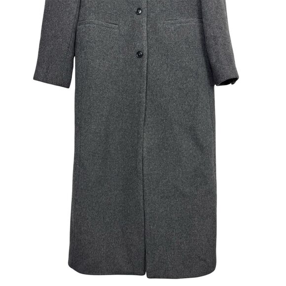 NWOT Reformation Wayne Coat Size Small Gray Wool Blend Long Line Single Breasted - Picture 8 of 11